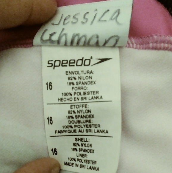 Speedo one piece swimsuit open back - Picture 5 of 6